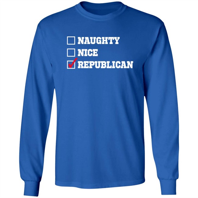 Freedom Tees Merch Naughty Nice Republican Hoodie Freedom Tees Merch Naughty Nice Republican Hoodie