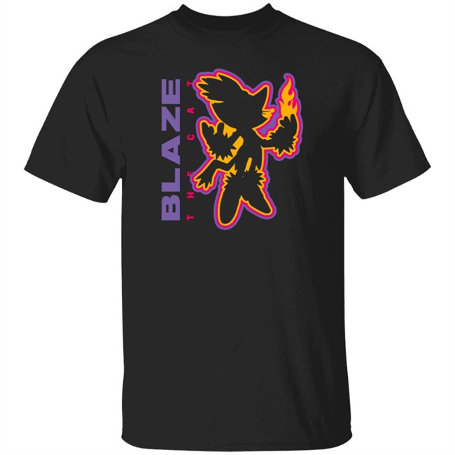 Blaze The Cat Charcoal Tee