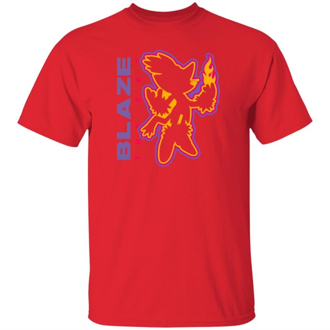 Blaze The Cat Charcoal Tee Blaze The Cat Charcoal Tee