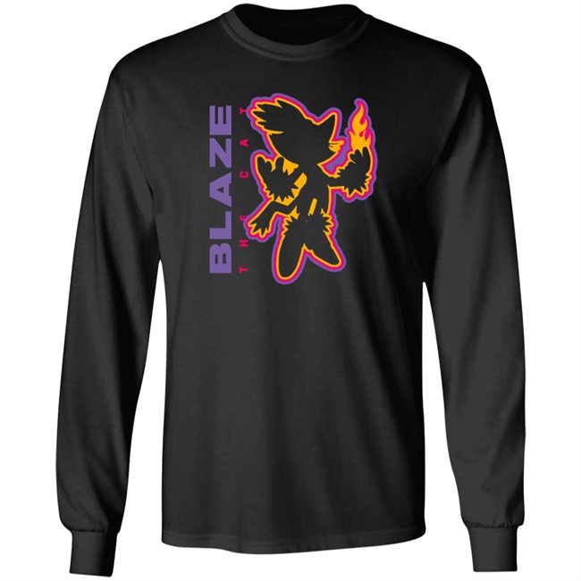 Blaze The Cat Charcoal Tee Blaze The Cat Charcoal Tee