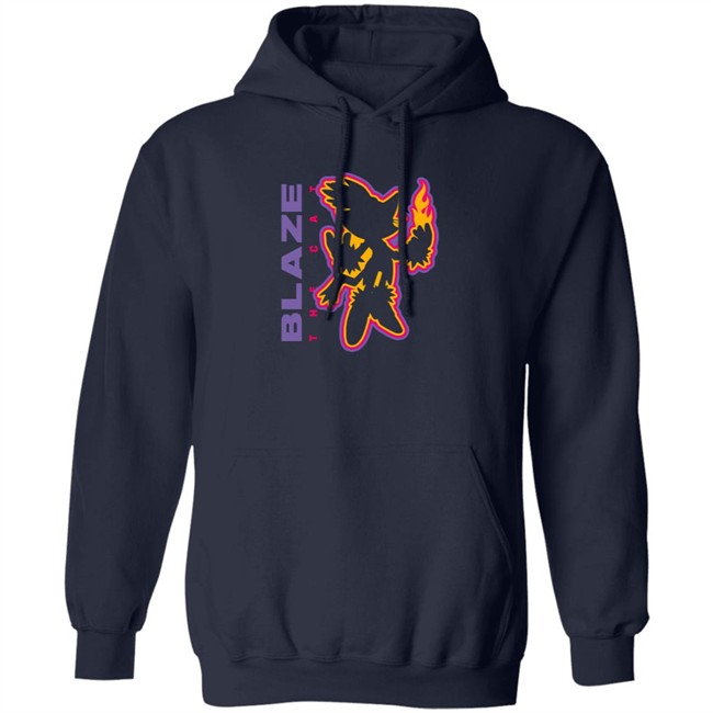 Blaze The Cat Charcoal Tee Blaze The Cat Charcoal Tee