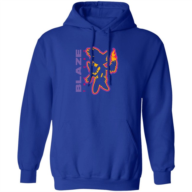 Blaze The Cat Charcoal Tee Blaze The Cat Charcoal Tee