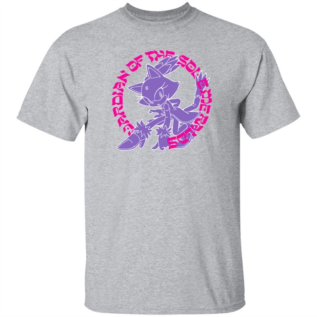 Blaze The Cat Guardian Of The Sol Emeralds Yellow Tee Blaze The Cat Guardian Of The Sol Emeralds Yellow Tee