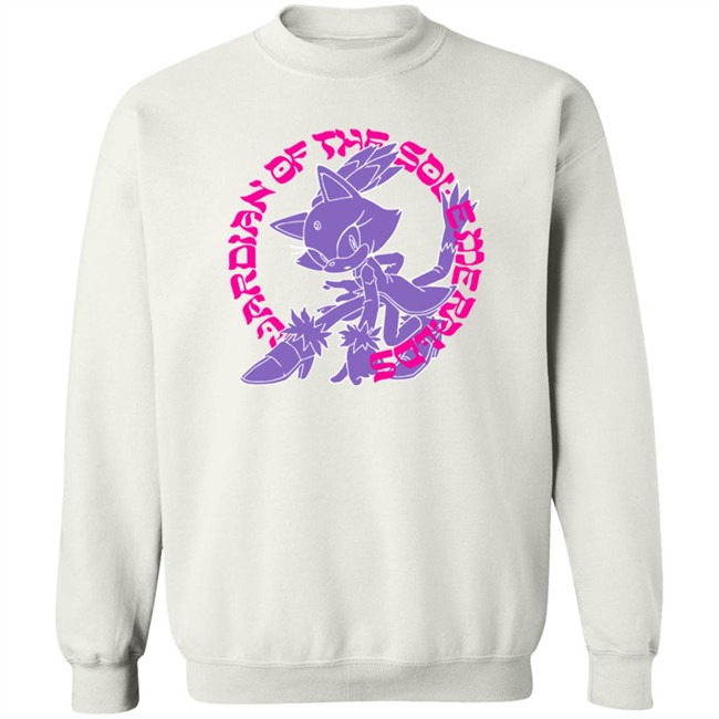 Blaze The Cat Guardian Of The Sol Emeralds Yellow Tee Blaze The Cat Guardian Of The Sol Emeralds Yellow Tee
