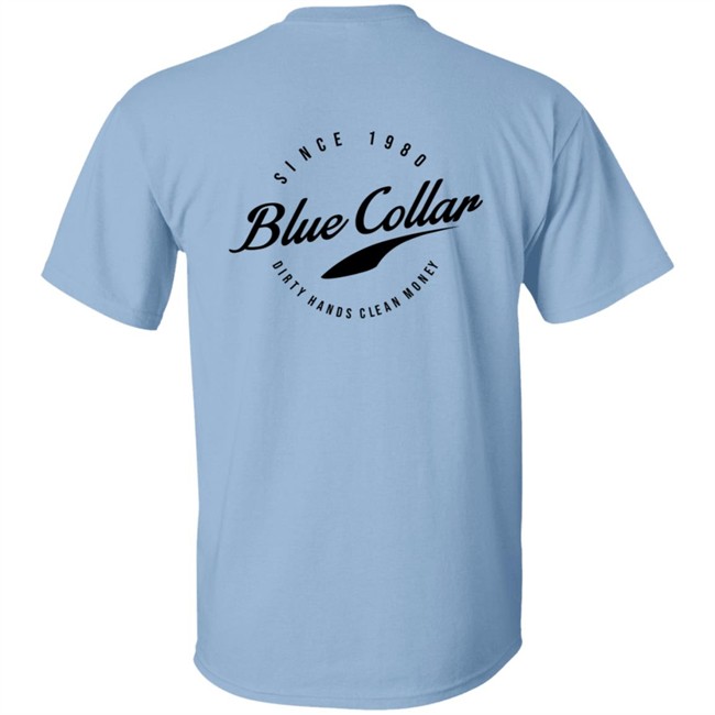 Acal Clothing Merch Blue Collar T Shirt Acal Clothing Merch Blue Collar T Shirt