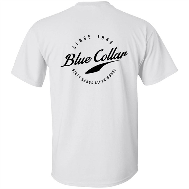 Acal Clothing Merch Blue Collar T Shirt Acal Clothing Merch Blue Collar T Shirt