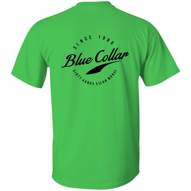 Acal Clothing Merch Blue Collar T Shirt Acal Clothing Merch Blue Collar T Shirt
