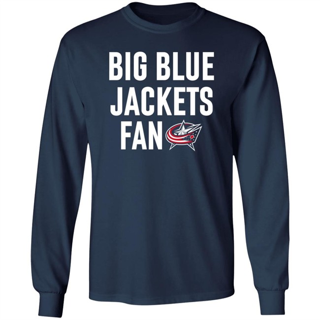 Columbus Blue Jackets Apparel Store WIF Big Fan Tee Big Blue Jackets Fan T Shirt Columbus Blue Jackets Apparel Store WIF Big Fan Tee Big Blue Jackets Fan T Shirt
