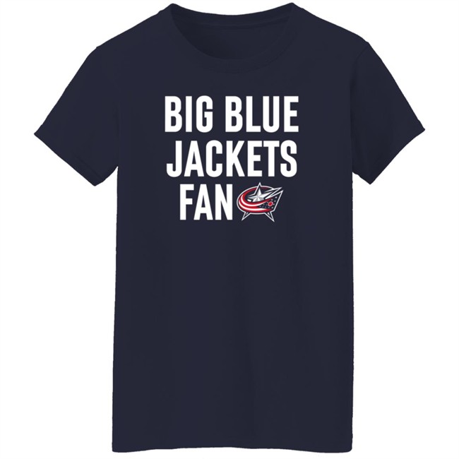 Columbus Blue Jackets Apparel Store WIF Big Fan Tee Big Blue Jackets Fan T Shirt Columbus Blue Jackets Apparel Store WIF Big Fan Tee Big Blue Jackets Fan T Shirt