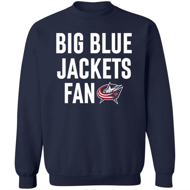 Columbus Blue Jackets Apparel Store WIF Big Fan Tee Big Blue Jackets Fan T Shirt Columbus Blue Jackets Apparel Store WIF Big Fan Tee Big Blue Jackets Fan T Shirt