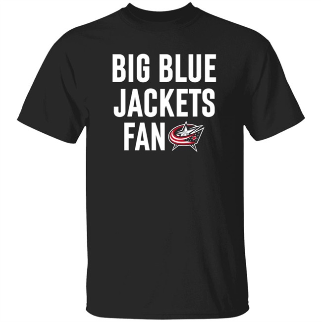 Columbus Blue Jackets Apparel Store WIF Big Fan Tee Big Blue Jackets Fan T Shirt Columbus Blue Jackets Apparel Store WIF Big Fan Tee Big Blue Jackets Fan T Shirt