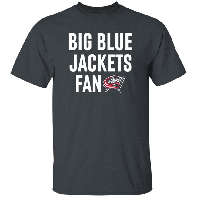 Columbus Blue Jackets Apparel Store WIF Big Fan Tee Big Blue Jackets Fan T Shirt Columbus Blue Jackets Apparel Store WIF Big Fan Tee Big Blue Jackets Fan T Shirt