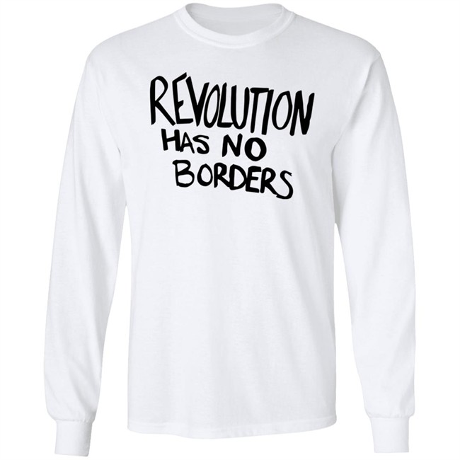 Emily Ratajkowski's Revolution Tee Revolution Has No Borders T Shirt Emily Ratajkowski's Revolution Tee Revolution Has No Borders T Shirt