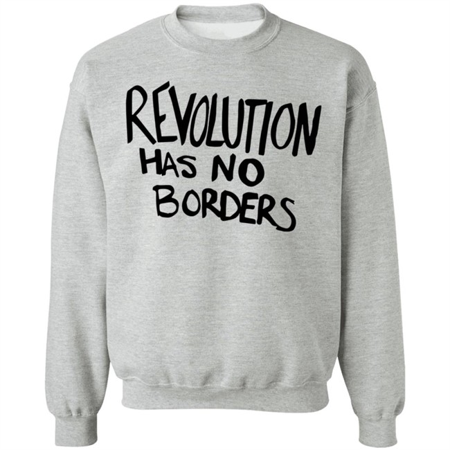 Emily Ratajkowski's Revolution Tee Revolution Has No Borders T Shirt Emily Ratajkowski's Revolution Tee Revolution Has No Borders T Shirt