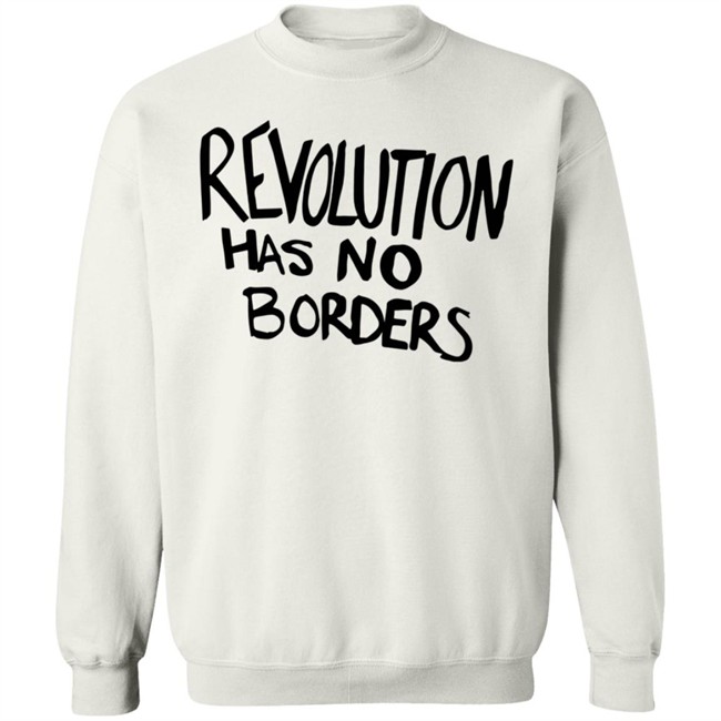 Emily Ratajkowski's Revolution Tee Revolution Has No Borders T Shirt Emily Ratajkowski's Revolution Tee Revolution Has No Borders T Shirt