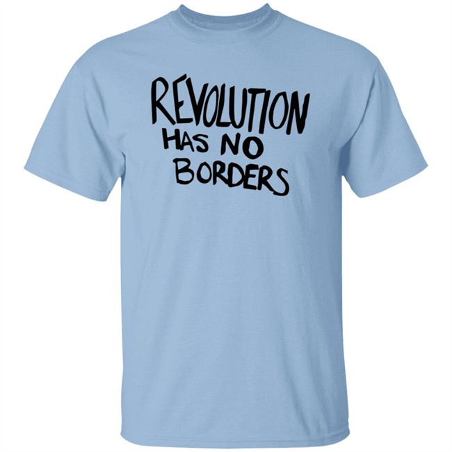 Emily Ratajkowski's Revolution Tee Revolution Has No Borders T Shirt Emily Ratajkowski's Revolution Tee Revolution Has No Borders T Shirt