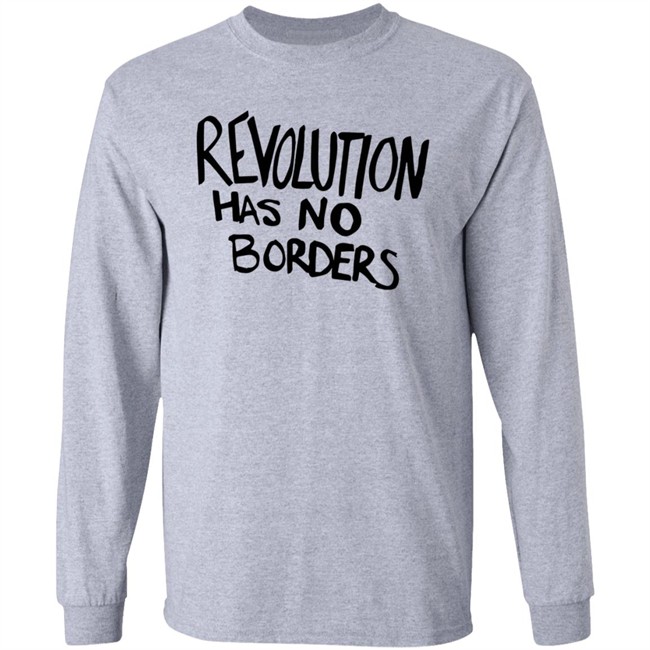Emily Ratajkowski's Revolution Tee Revolution Has No Borders T Shirt Emily Ratajkowski's Revolution Tee Revolution Has No Borders T Shirt