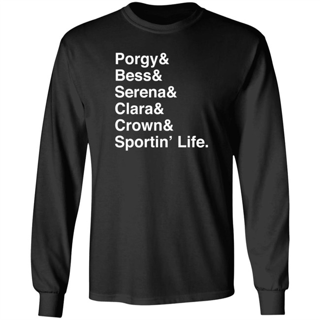 Porgy Bess Serena Clara Crown Sportin Life T Shirt Kavitha A Davidson