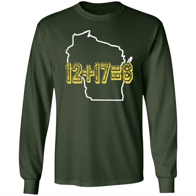 12+17=6 Wisco Math T Shirt Campeche Collective Merch Jayrone Elliott 12+17=6 Wisco Math T Shirt Campeche Collective Merch Jayrone Elliott