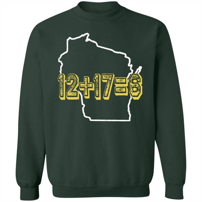 12+17=6 Wisco Math T Shirt Campeche Collective Merch Jayrone Elliott 12+17=6 Wisco Math T Shirt Campeche Collective Merch Jayrone Elliott