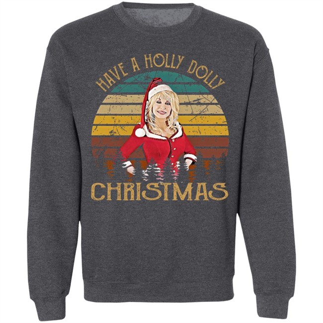 Sarah Spain Around The Horn Have A Holly Dolly Dolly Parton Christmas Sweatshirt Sarah Spain Around The Horn Have A Holly Dolly Dolly Parton Christmas Sweatshirt
