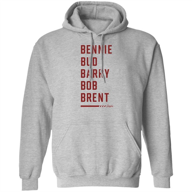 Bennie Bud Barry Bob Brent The Five Bs T Shirt Gameday Retro Merch Bennie Bud Barry Bob Brent The Five Bs T Shirt Gameday Retro Merch