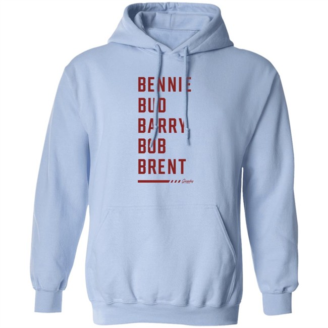 Bennie Bud Barry Bob Brent The Five Bs T Shirt Gameday Retro Merch Bennie Bud Barry Bob Brent The Five Bs T Shirt Gameday Retro Merch