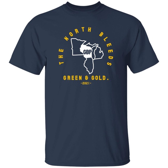 Campeche Collective Merch The North Bleeds Green And Gold 2021 T Shirt Green Bay Packers Campeche Collective Merch The North Bleeds Green And Gold 2021 T Shirt Green Bay Packers