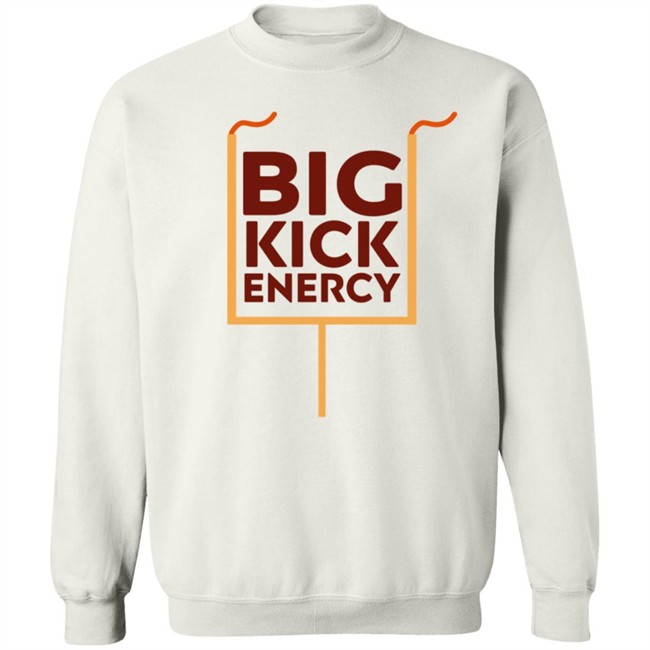 Wide Right Natty Lite Big Kick Energy Sweatshirt White