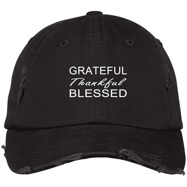 Unisex Grateful Thankful Blessed Hat