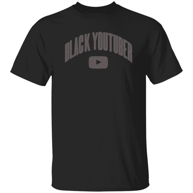 Black Youtuber Hoodie Black Poudii