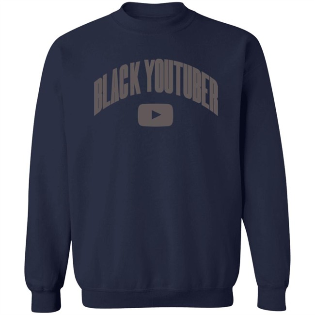 Black Youtuber Hoodie Black Poudii Black Youtuber Hoodie Black Poudii