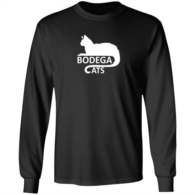 Cat Tail Sweatshirt White Font Bodegacats Cat Tail Sweatshirt White Font Bodegacats