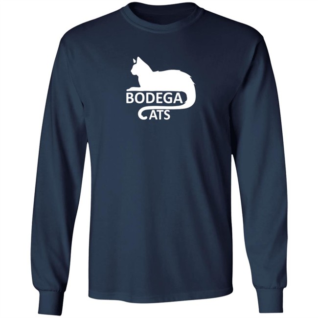 Cat Tail Sweatshirt White Font Bodegacats Cat Tail Sweatshirt White Font Bodegacats