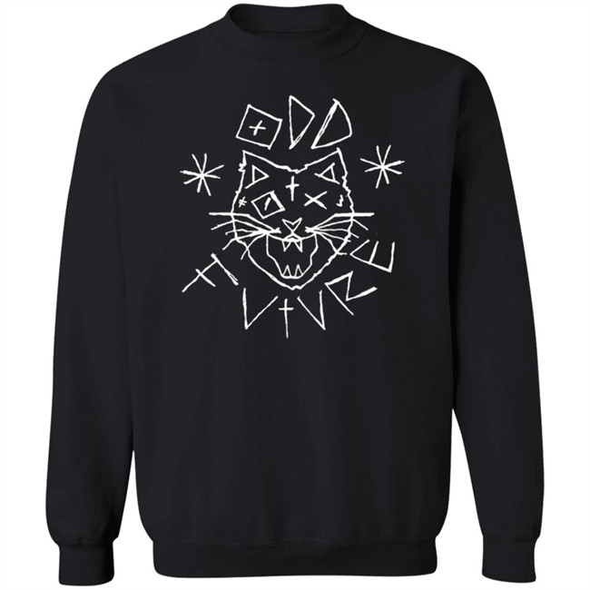 Odd Future Merch Symbol Cat T Shirt Vintage Black Odd Future Merch Symbol Cat T Shirt Vintage Black