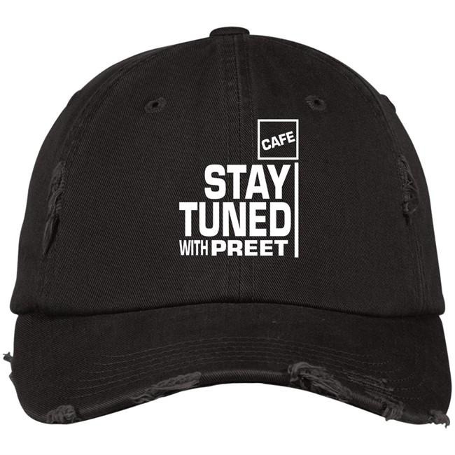 Cafe Store Merch Shop Stay Tuned With Preet Hat