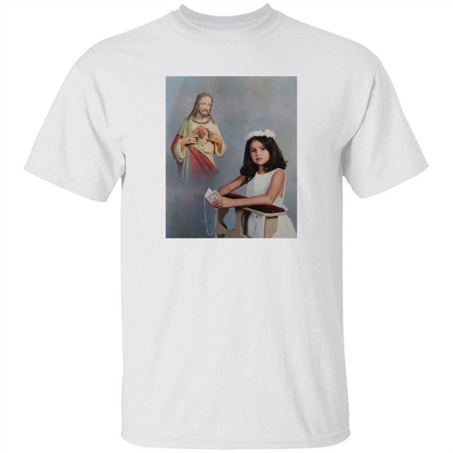 Selena Gomez' First Communion Shirt