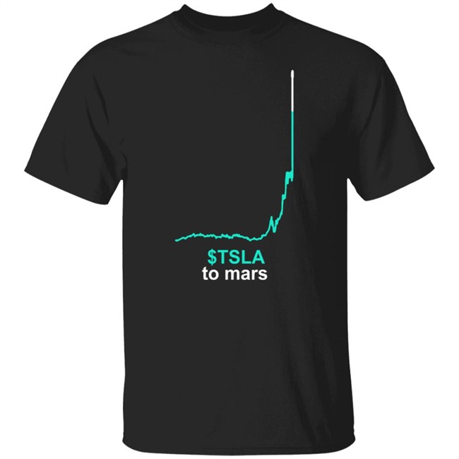 Tsla To Mars T Shirt