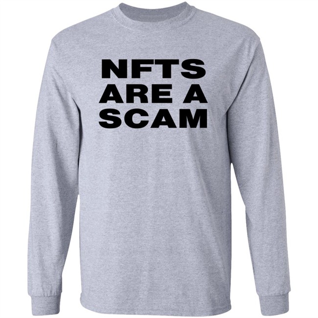 Nfts Are A Scam Shirt White Bobbyh Hundreds Eth Nfts Are A Scam Shirt White Bobbyh Hundreds Eth