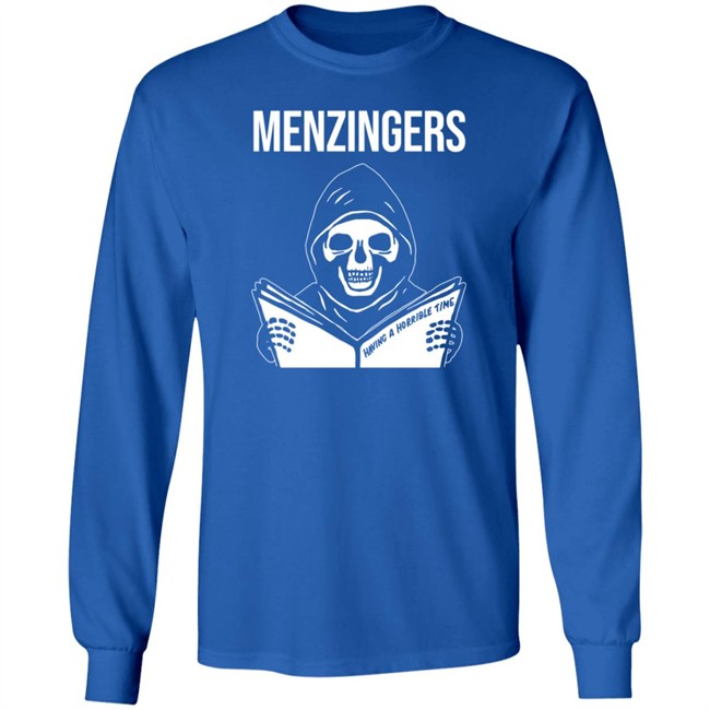 The Menzingers Merch Good Things Reaper Having A Horrible Time Shirt The Menzingers Merch Good Things Reaper Having A Horrible Time Shirt