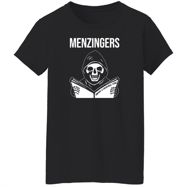 The Menzingers Merch Good Things Reaper Having A Horrible Time Shirt The Menzingers Merch Good Things Reaper Having A Horrible Time Shirt