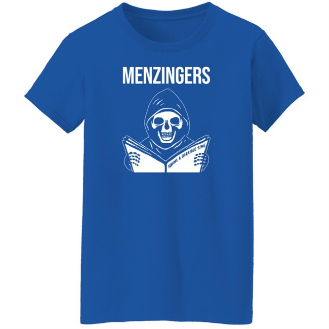 The Menzingers Merch Good Things Reaper Having A Horrible Time Shirt The Menzingers Merch Good Things Reaper Having A Horrible Time Shirt