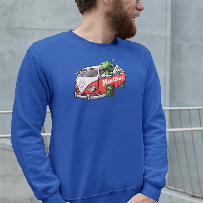 Mod Bot Bus Hooded Sweatshirt Mod Bot Bus Shirt Black Dopesoner930