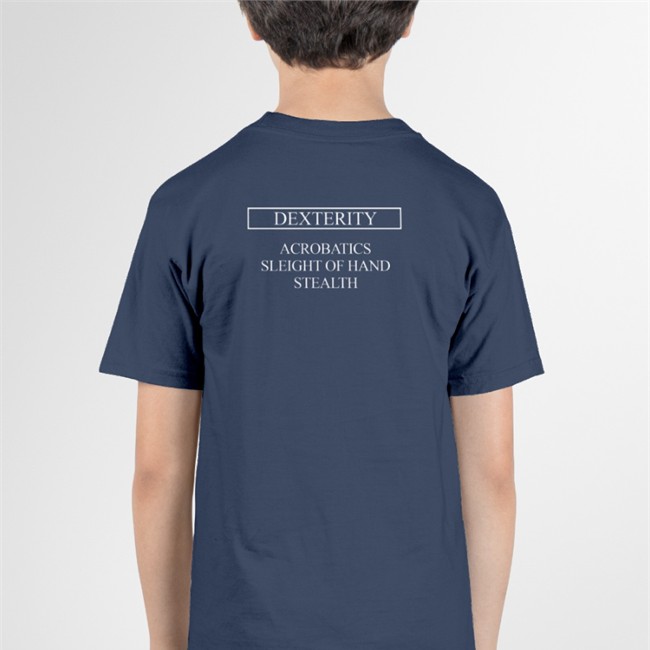 Dex Dexterity Acrobatics Sleight Of Hand Stealth Shirt S0Clothing Session Zero Store Merch