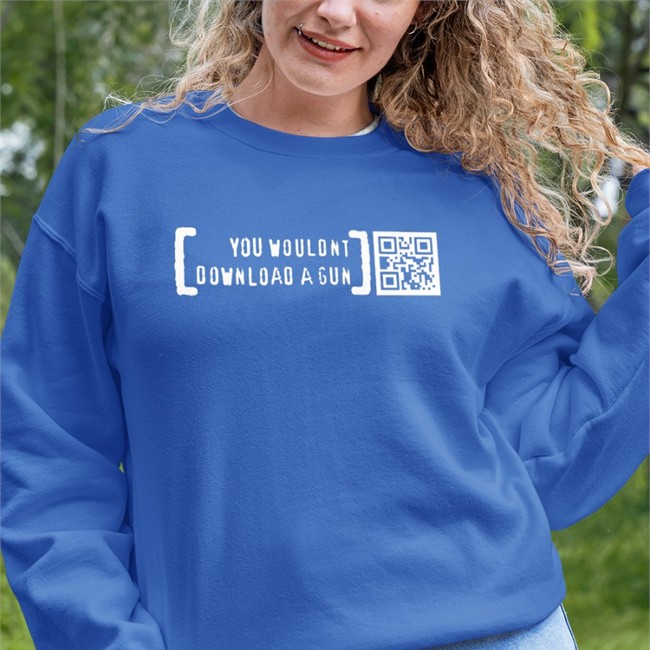 You Wouldn't Download A Gun Tee Shirt Print Shoot Repeat