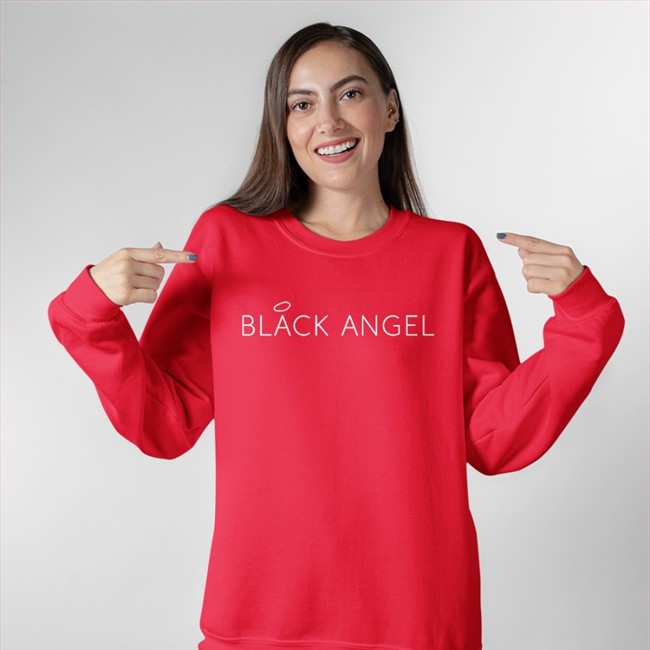 Black Angel Sweatshirt Stanlivv Black Angel T Shirt Stanlivv