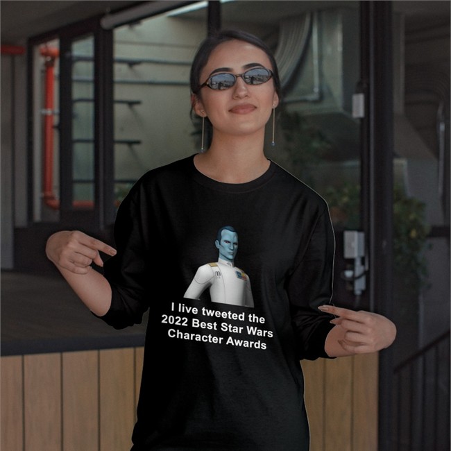 Thrawn I Live Tweeted The 2022 Best Star Wars Character Awards Shirt Satin