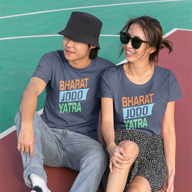 Official Thispodcastguy Bharat Jodo Yatra Shirt Black Ashok Kashmir