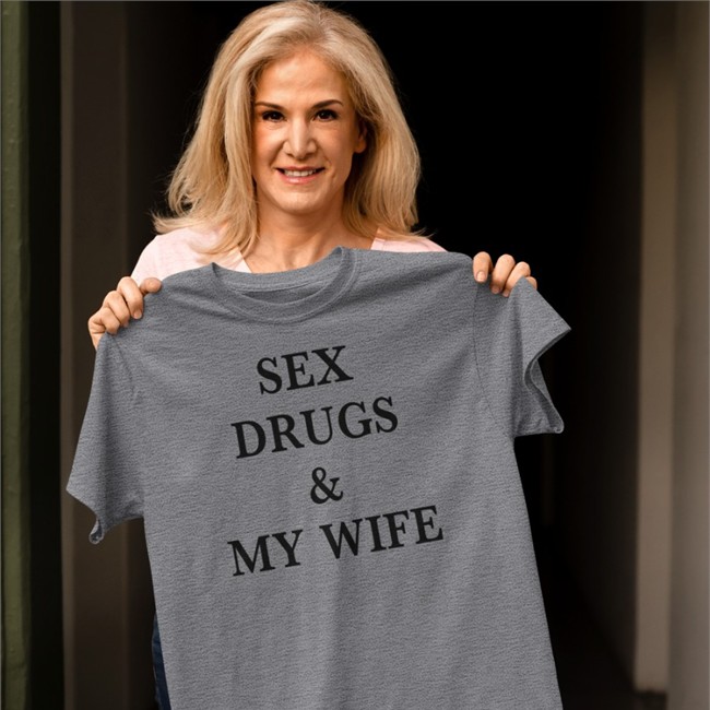 Shirts That Go Hard Merch Sex Drugs & My Wife Cap