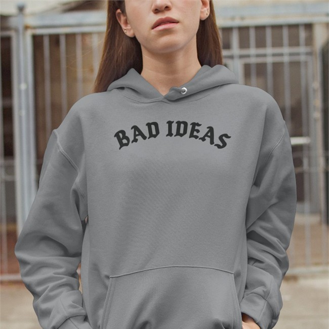 Tessa Merch Bad Ideas Hooded Sweatshirt Tessaviolet